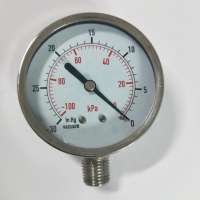 Dry  ss304 ss316 bourdon tube pressure gauge