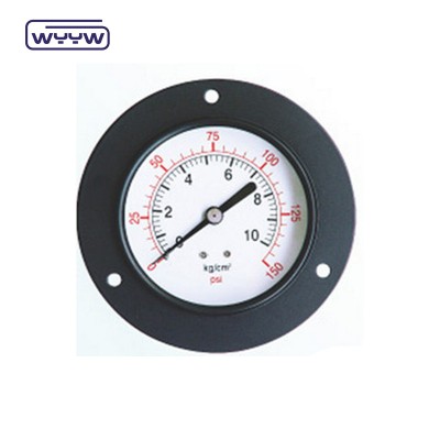 4" panel surface mount pressure gauge